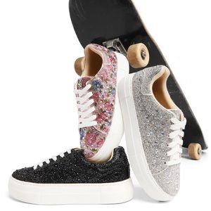 Betsey Johnson Sidny Rhinestone Sneakers
